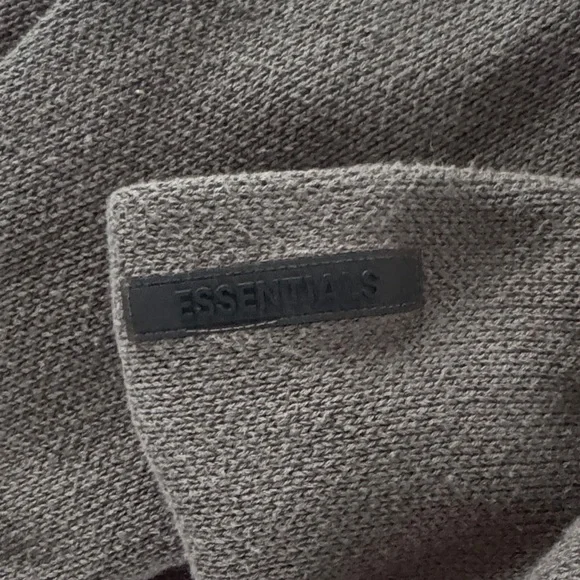 Essentials Fear of God Brown “Knit” Hoodie - Picture 2 of 3
